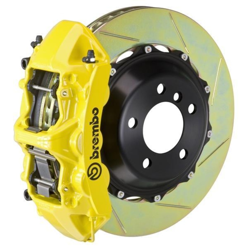 Brembo GT Systems 355×32 2-Piece 6-Piston Yellow Slotted Front