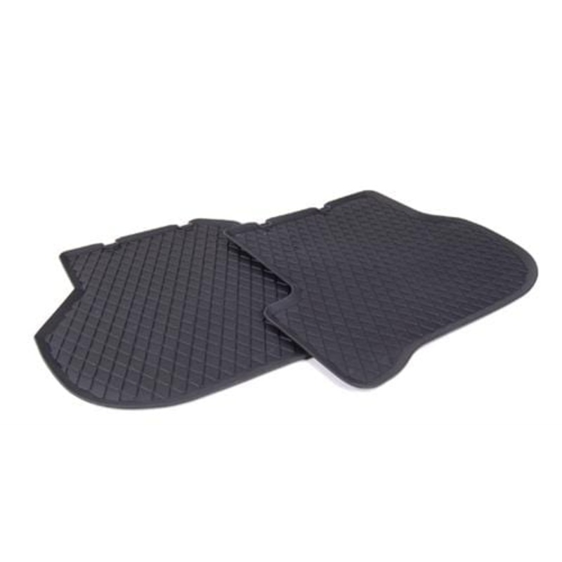 Rear Rubber Floor Mats – Black