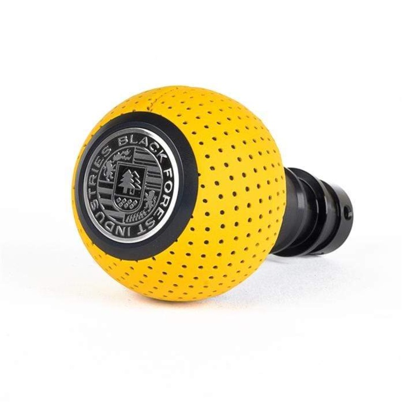 BFI Heavy Weight Shift Knob – Giallo Taurus Yellow Air Leather (VW/Audi Fitment)