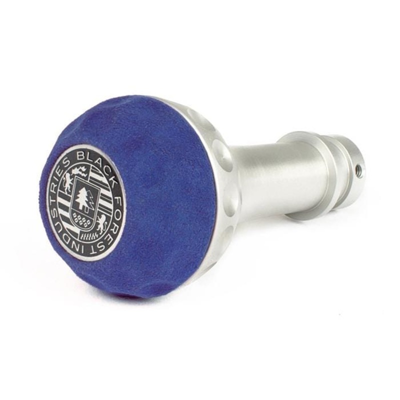 BFI Heavy Weight Shift Knob – Golf Ball – Blue Alcantara (VW/Audi Fitment)