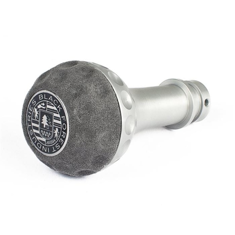 BFI Heavy Weight Shift Knob – Golf Ball – Gray Alcantara (VW/Audi Fitment)
