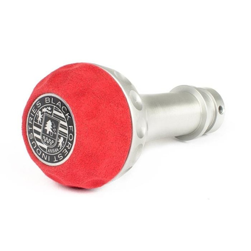 BFI Heavy Weight Shift Knob – Golf Ball – Red Alcantara (VW/Audi Fitment)