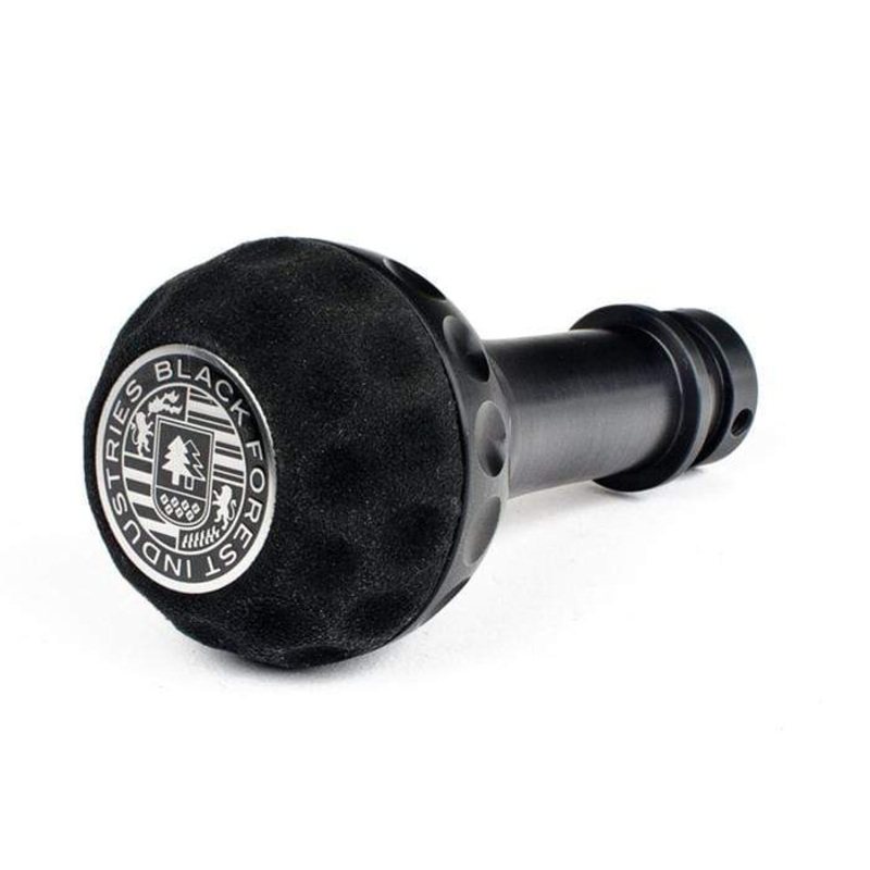BFI Heavy Weight Shift Knob SCHWARZ – Golf Ball – Black Alcantara (VW/Audi Fitment)