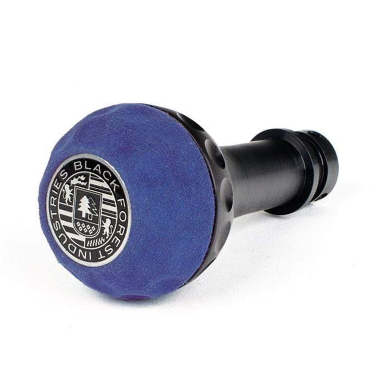 BFI Heavy Weight Shift Knob SCHWARZ – Golf Ball – Blue Alcantara (VW/Audi Fitment)