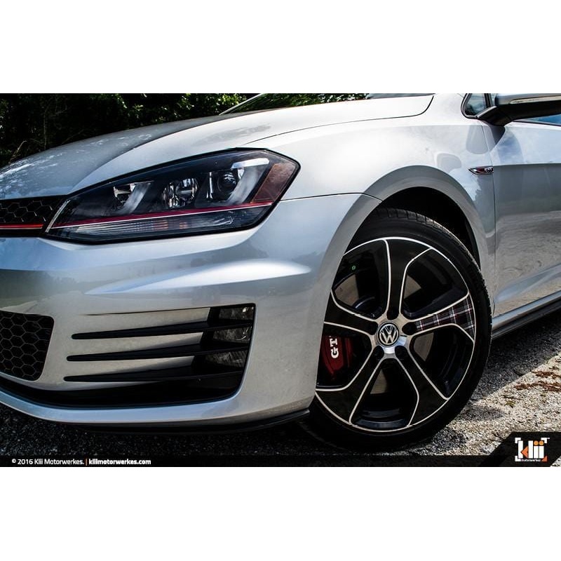 VW “Austin” Wheel Overlay Kit – Gloss Black + Mk7 GTI Plaid