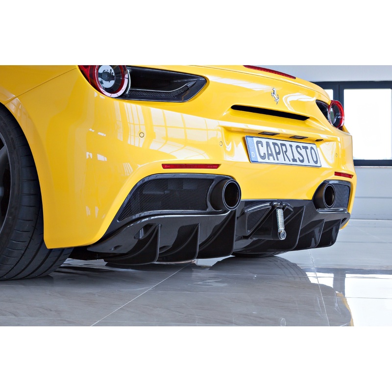 Capristo Ferrari 488 – Carbon Rear Diffuser