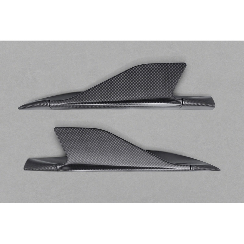 Capristo Ferrari 488 – Carbon Side Fins (with Adapters) (Matte)