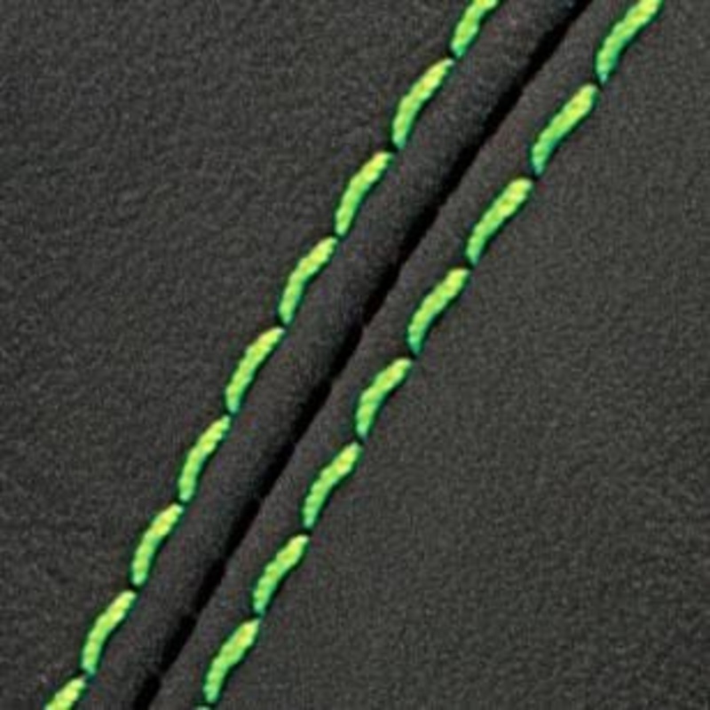 BFI MK7 Manual Shift Boot – Leather (GREEN STITCHING)