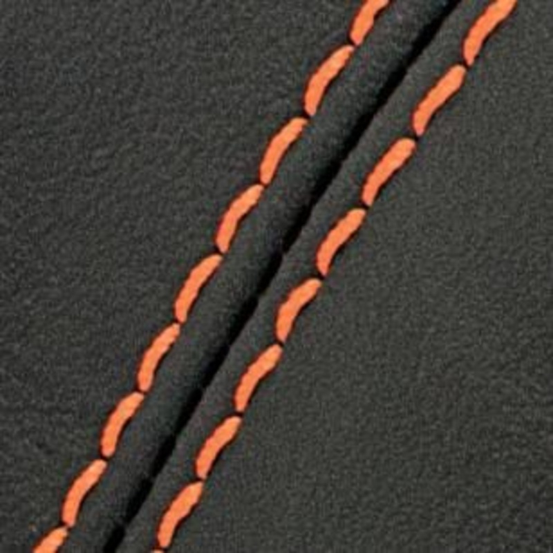 BFI MK7 Manual Shift Boot – Leather (ORANGE STITCHING)