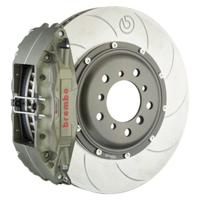 Brembo Race Systems 355x32x64a 2-Piece 4 Piston Clear Hard Anodized Slotted Type-5 Front