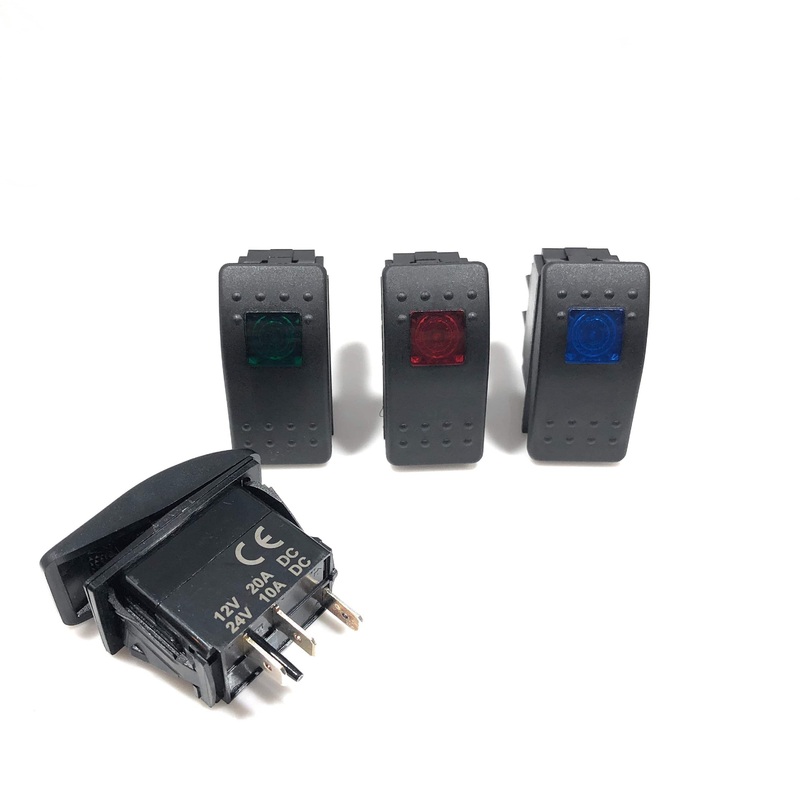 CJM Industries LED Blank Rocker Switch