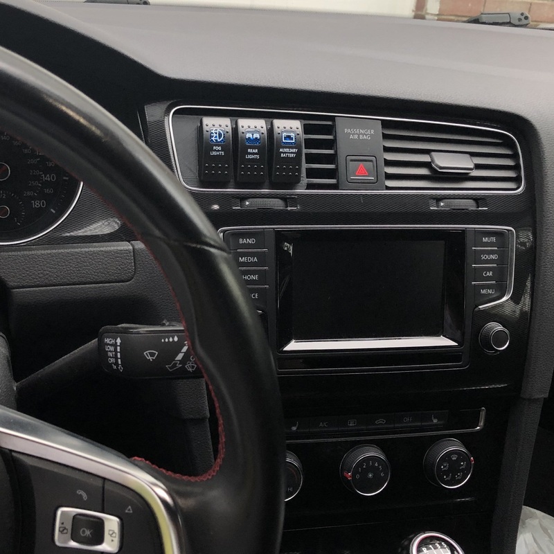 CJM Industries MK7/7.5 GTI & Golf R Center Vent Switch Panel – 2015+