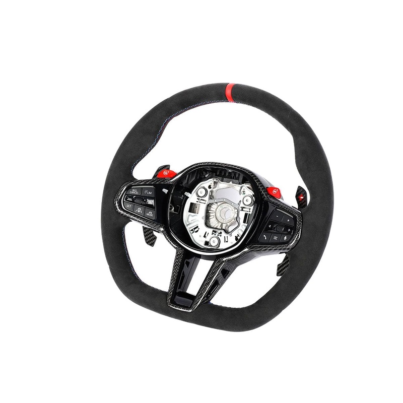 AutoTecknic G8X LCI Alcantara Steering Wheel – G8X M2/ M3/ M4